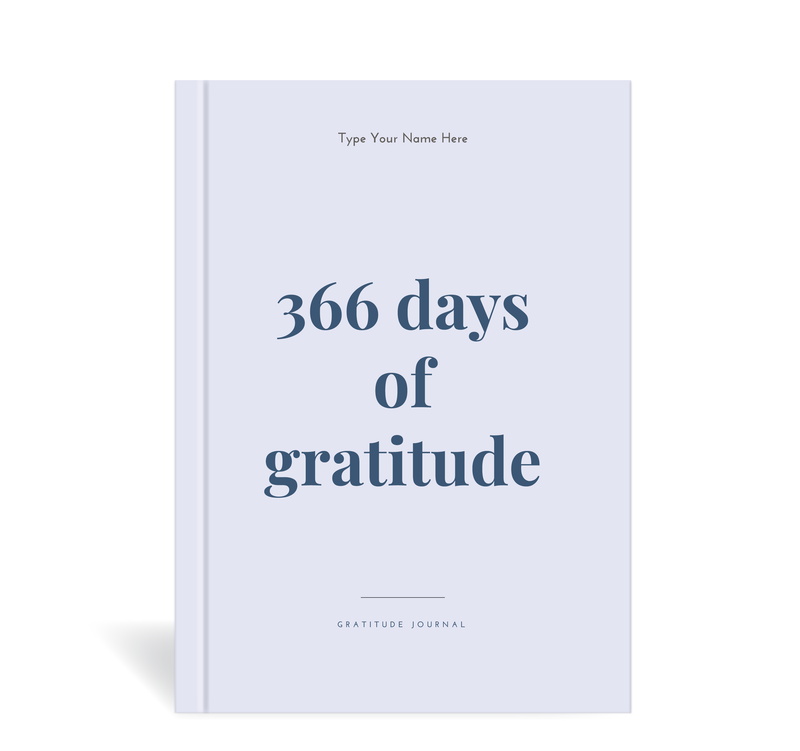 A5 Journal - Gratitude - 366 Days - Purple