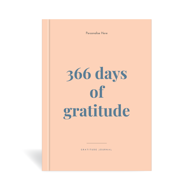 A5 Journal - Gratitude - 366 Days - Peach