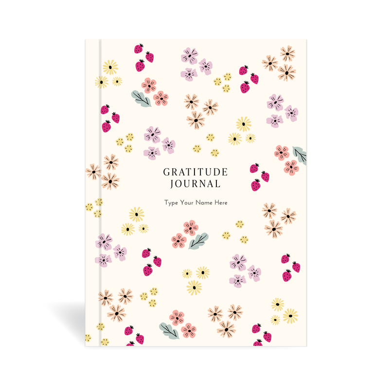 A5 Journal - Gratitude - Äng - Creme