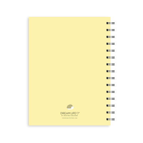 A5 Spiral 24/25 Mid-Year Diary - Igelkott - Yellow