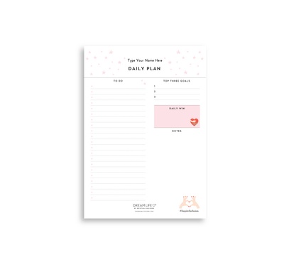 A5 Daily Plan Notepad - IWD - Inspire Inclusion