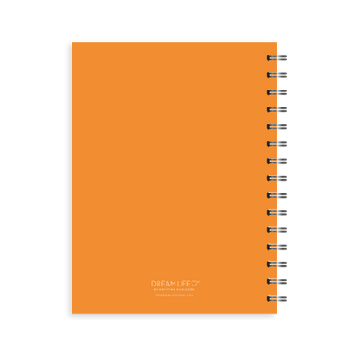 A5 Spiral - Plan Your Year Journal - Orange