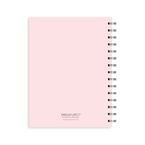 A5 Spiral Journal - Daily Wins - Pink