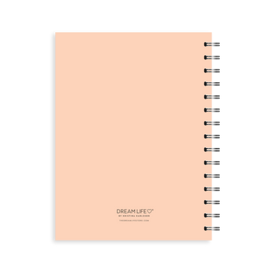 A5 Spiral Journal - Habit - Peach