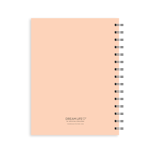 A5 Spiral Journal - Habit - Peach