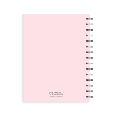 A5 Spiral Wellness Journal - What matters - Pink