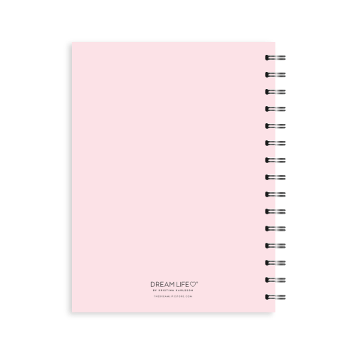 A5 Spiral Wellness Journal - What matters - Pink