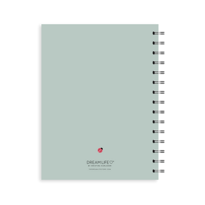 A5 Spiral 24/25 Mid-Year Diary - Smultron - Green