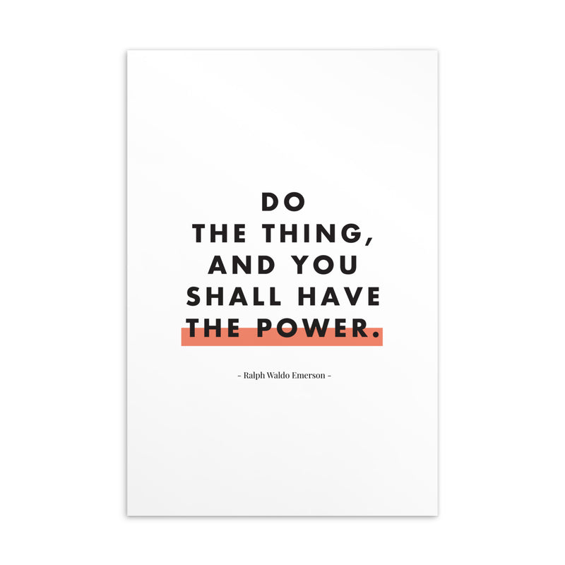DO THE THING Art Card
