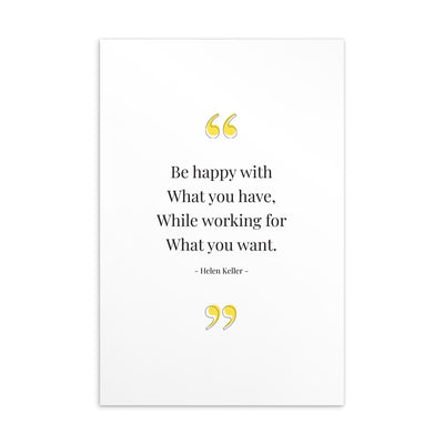 BE HAPPY WITH Art Card