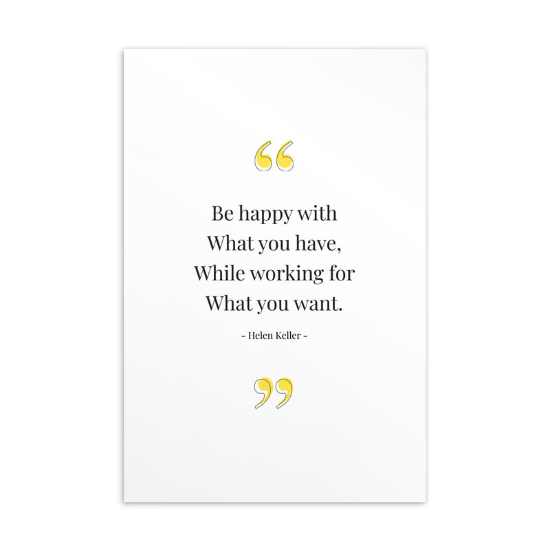 BE HAPPY WITH Art Card