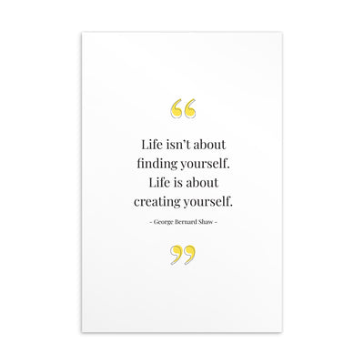 LIFE ISN'T ABOUT... Art Card
