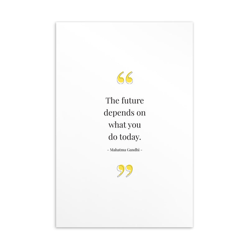 The FUTURE DEPENDS Art Card