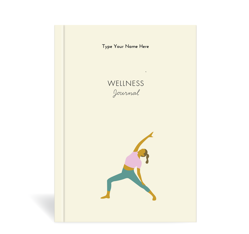 A5 Wellness Journal - Yoga Girl - Creme