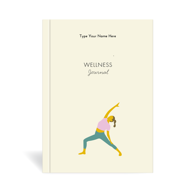 A5 Wellness Journal - Yoga Girl - Creme