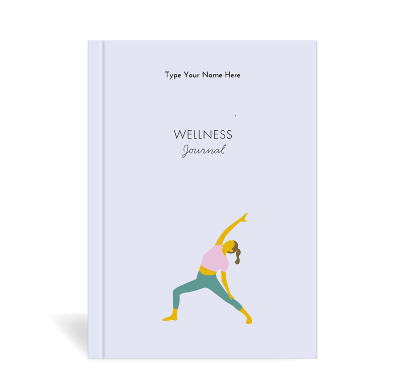 A5 Wellness Journal - Yoga Girl - Lilac