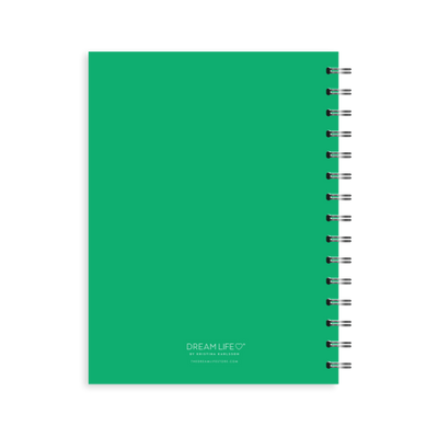 A5 Spiral Wellness Journal - Emerald