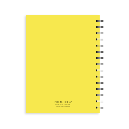 A5 Spiral Journal - Habit - Yellow