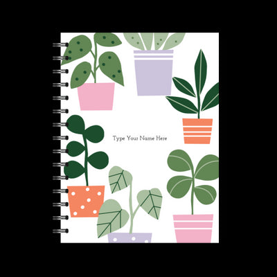 A5 Spiral Journal - Plants - Bloom