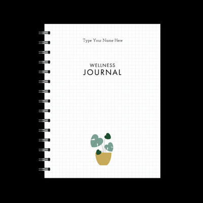 A5 Spiral Wellness Journal - Plant