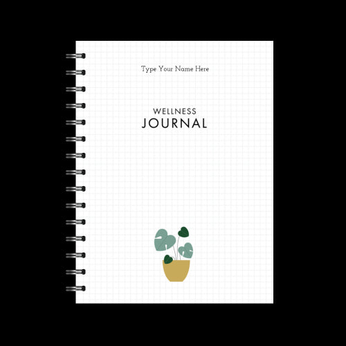 A5 Spiral Wellness Journal - Plant