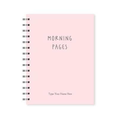 A5 Spiral Journal - Morning Pages - Pink