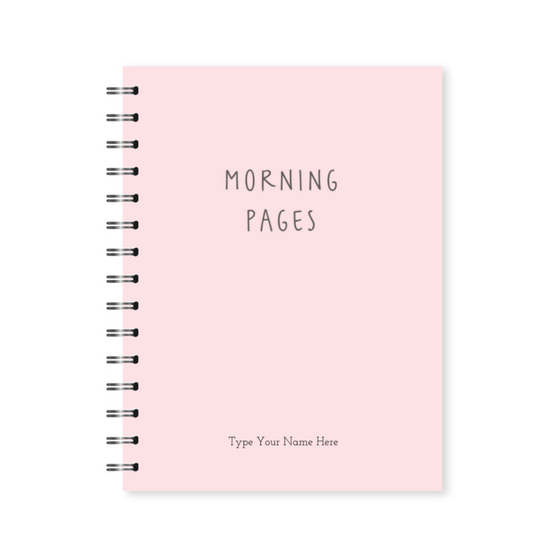 A5 Spiral Journal - Morning Pages - Pink