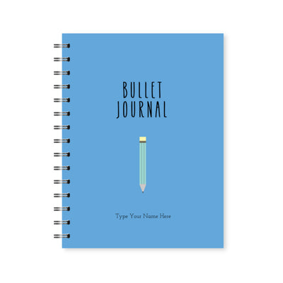 A5 Spiral Bullet Journal - Blue