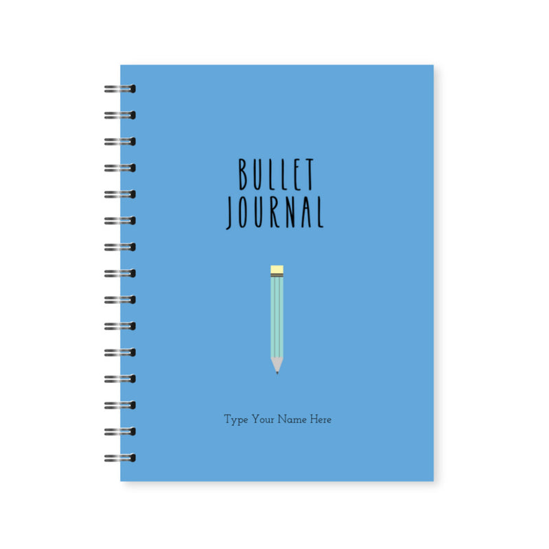 A5 Spiral Bullet Journal - Blue