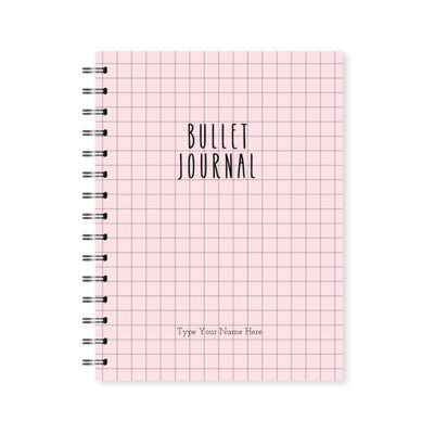 A5 Spiral Bullet Journal - Pink