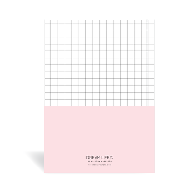 A5 Journal - Daily Progress - Quarter Two - Pink