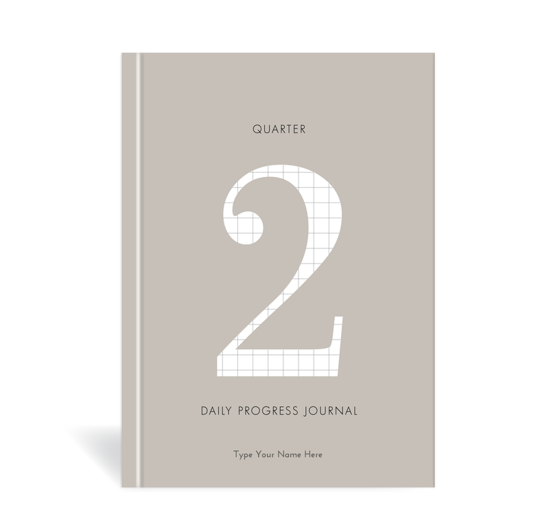 A5 Journal - Daily Progress - Quarter 2 - Sand