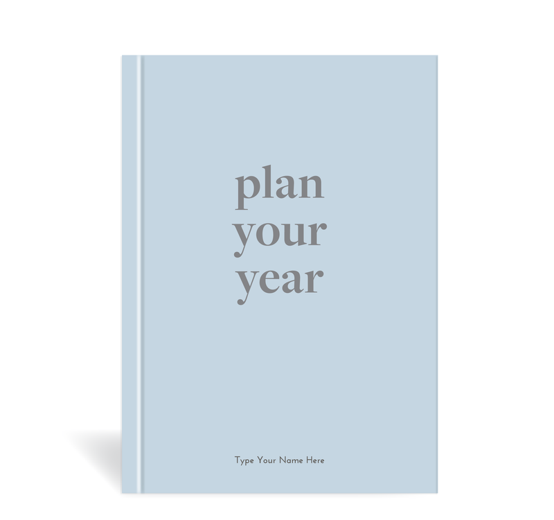 A5 Journal - Plan Your Year - Blue