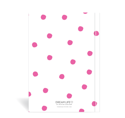 A5 Journal - Daily Progress - Dots - Pink