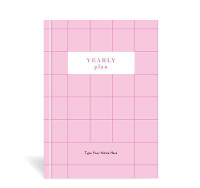 A5 Journal - Plan Your Year - Pink