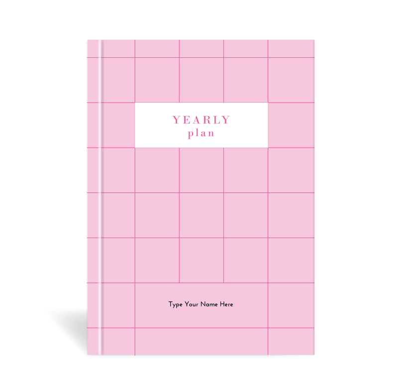 A5 Journal - Plan Your Year - Pink
