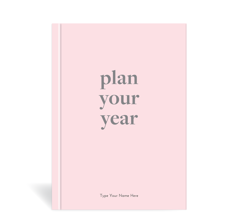 A5 Journal - Plan Your Year - Pale Pink