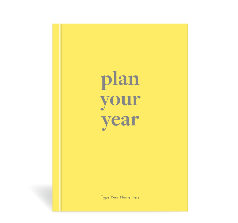 A5 Journal - Plan Your Year - Yellow