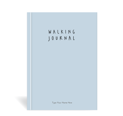 A5 Journal - Walking - Blue
