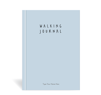 A5 Journal - Walking - Blue