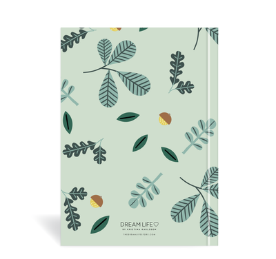 A5 Journal - Walking - Kastanj - Green