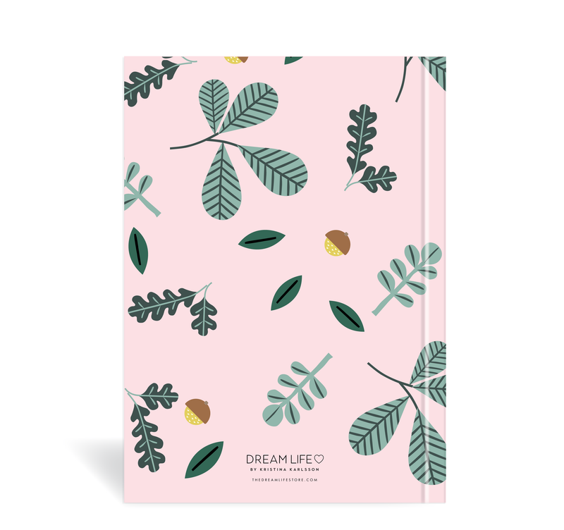 A5 Journal - Walking - Kastanj - Pink