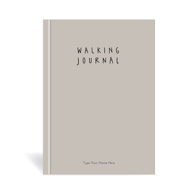 A5 Journal - Walking - Grey