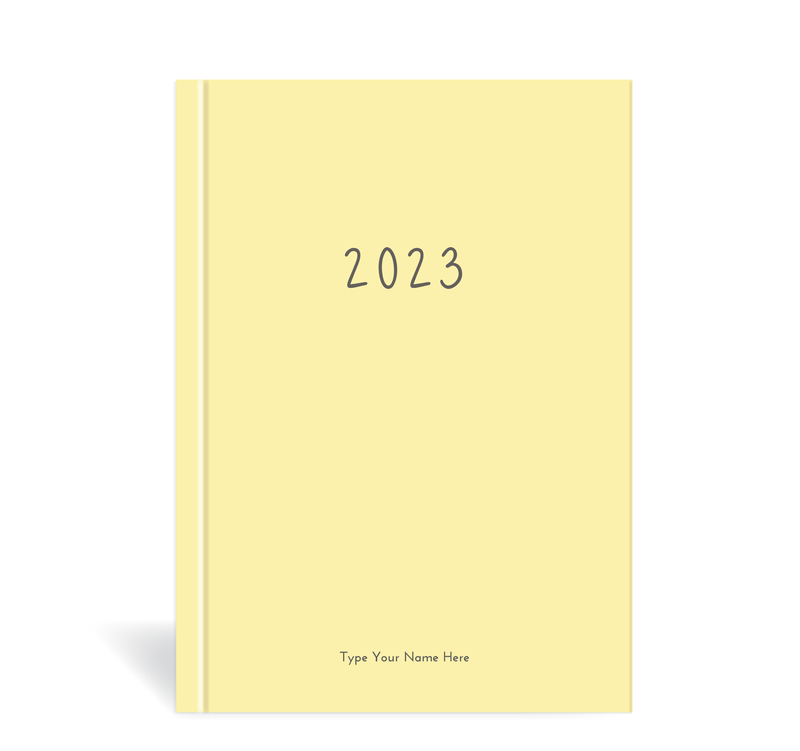 A5 2023 Family Diary - Yellow