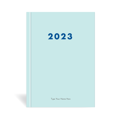 A5 2023 Weekly Spread Diary - Mint