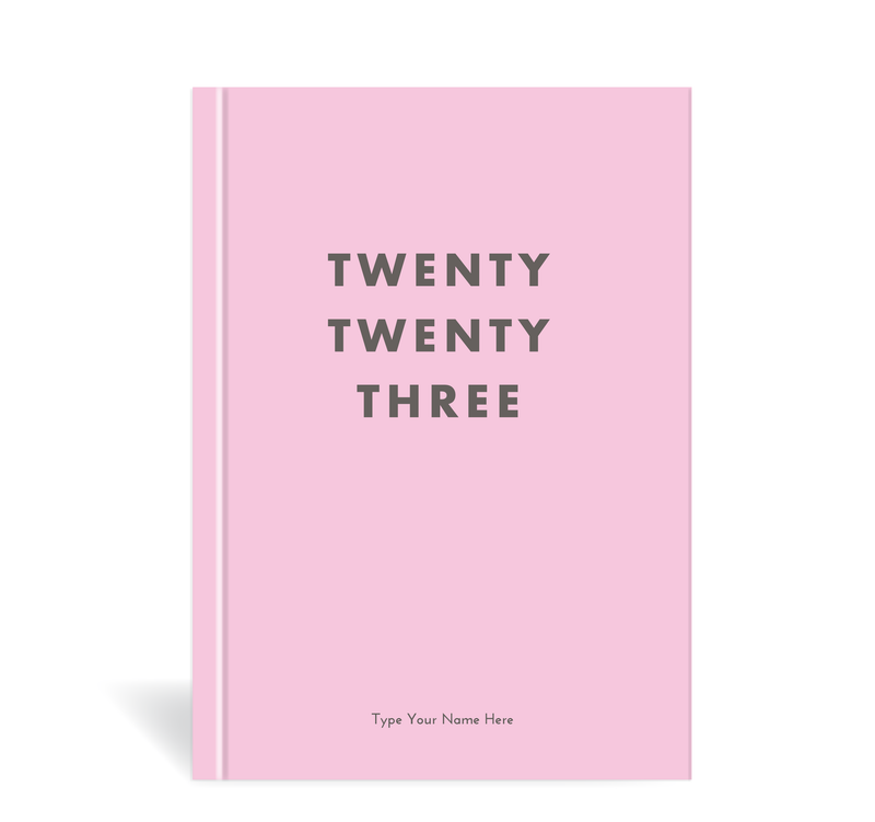 A5 2023 Week to a Page Diary - Pink
