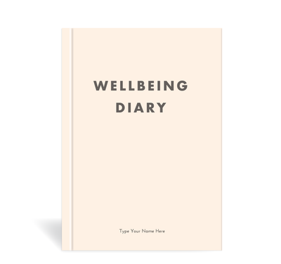 A5 2023 Wellbeing Diary - Blush