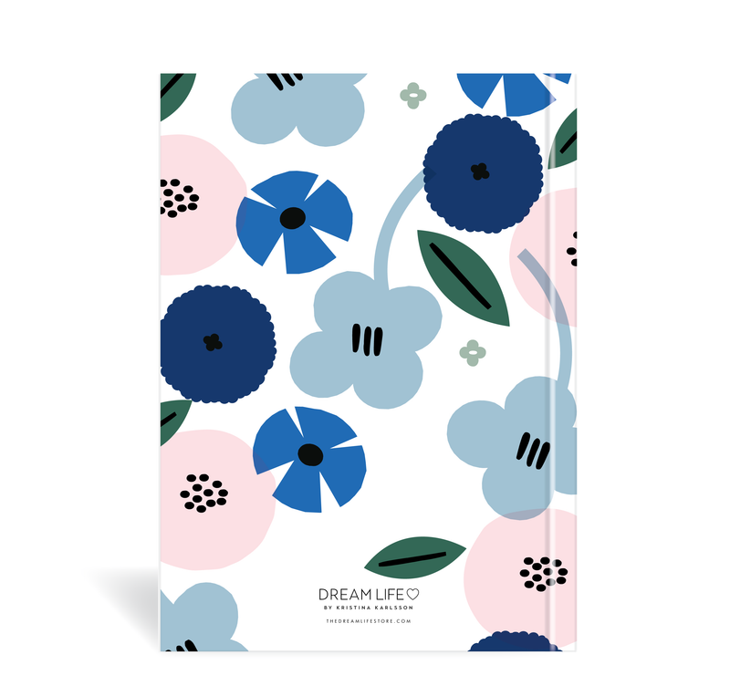 A5 2023 Weekly Spread Diary - Summer - Blue