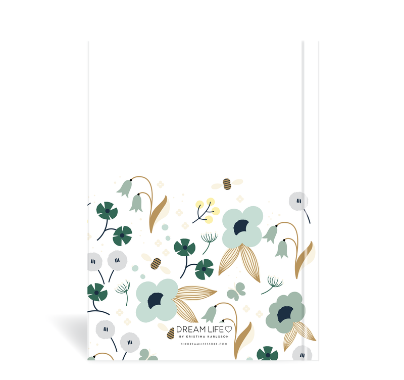 A5 2023 Week to a Page Diary - Spring - Green