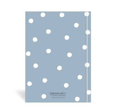 A5 2024 Teacher Diary - Dots - Blue